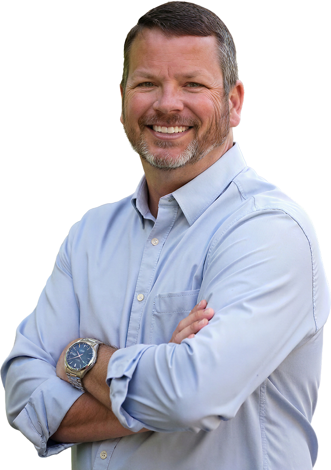 CJ Thompson with his arms crossed